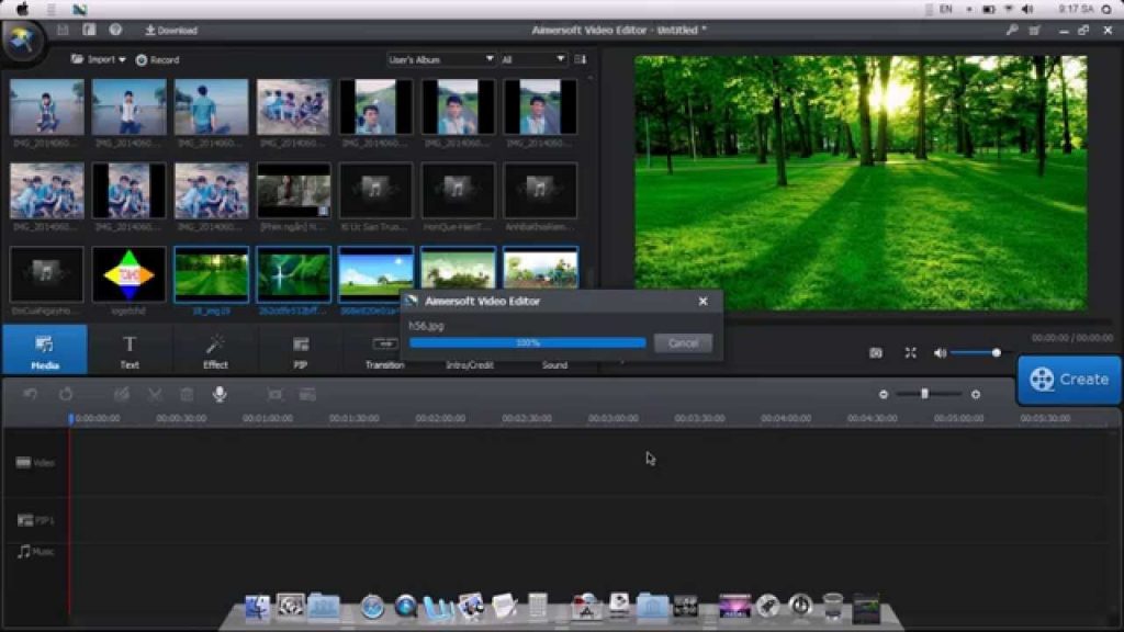 phần mềm chỉnh sửa video Aimersoft Video Editor