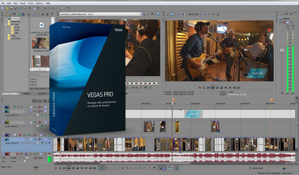 phần mềm chỉnh sửa video Magix Vegas Pro
